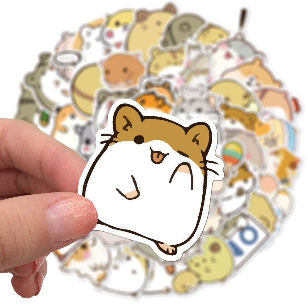 Hamster Mouse Kawaii Stickers