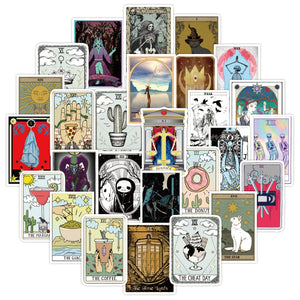 Tarot Card Scrapbook Stickers