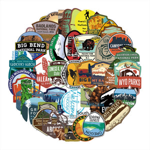 National Park Stickers