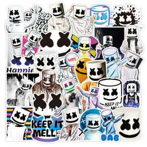 Marshmello Graffiti Stickers