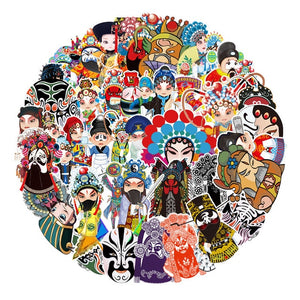 Peking Beijing Opera Stickers