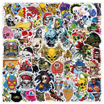 Skull Halloween Graffiti Stickers