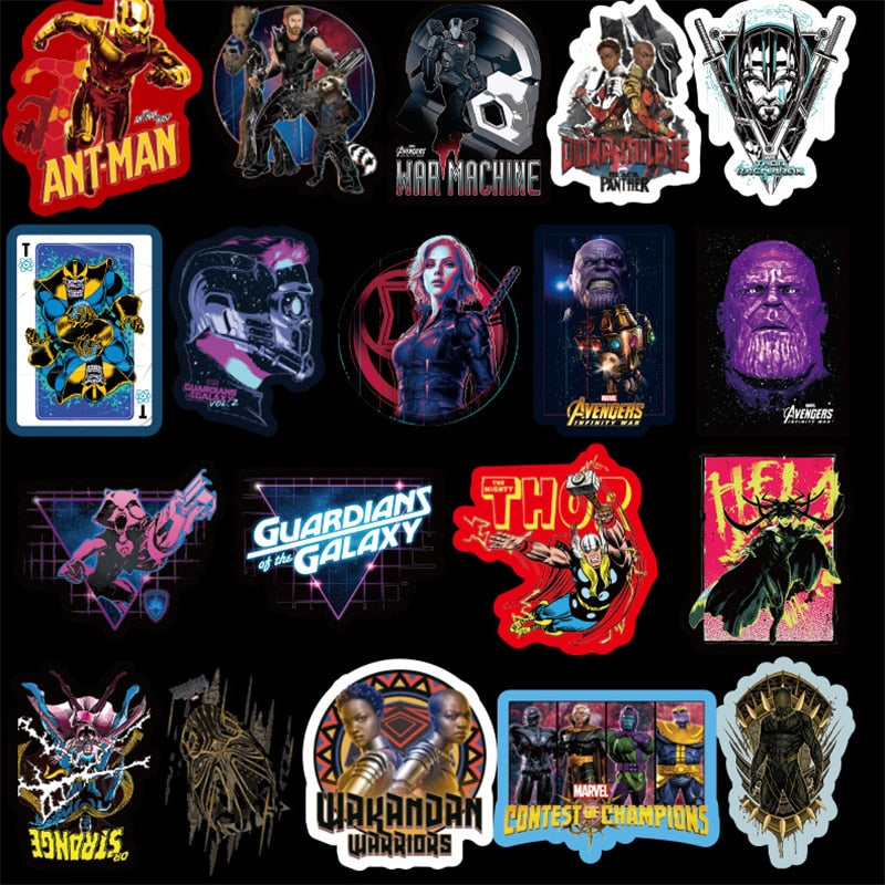 Marvel Hero Comic Stickers