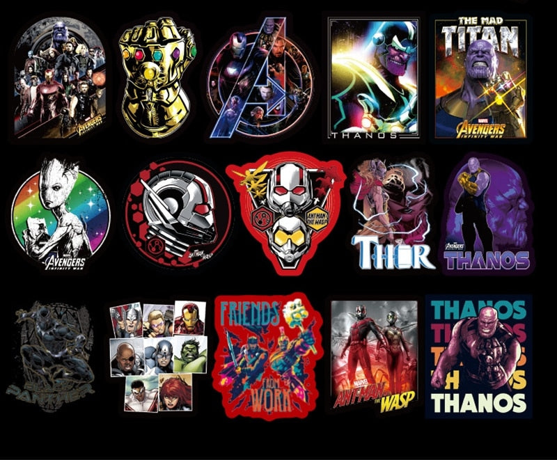 Marvel Hero Comic Stickers