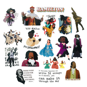 Musical Hamilton Classic Hammer Stickers