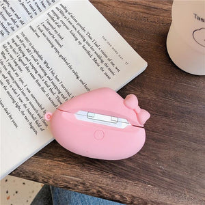 Pig Peach 3D Airpods Case