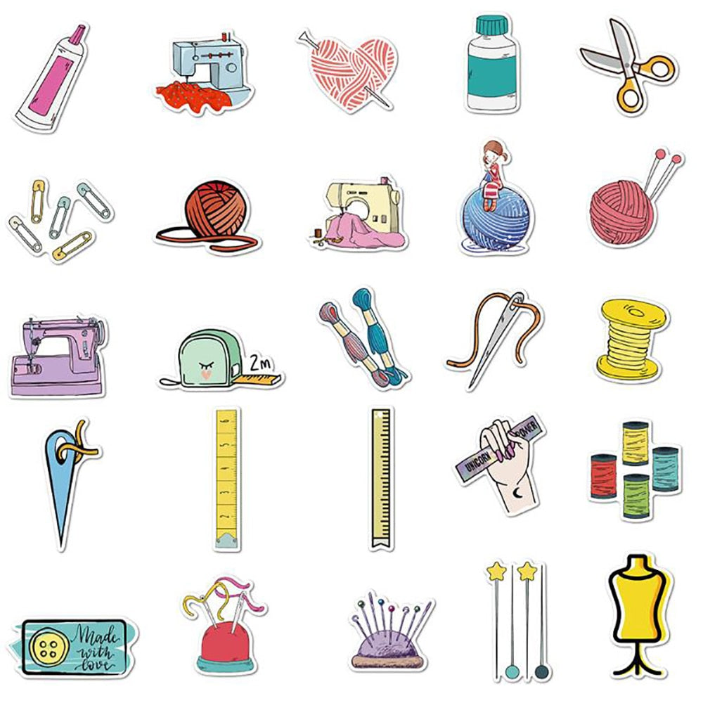 Sewing Machine Stickers