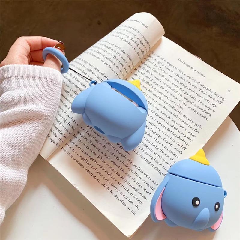 Elephant Blue 3D Airpods Case