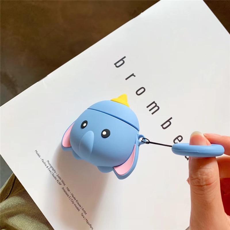 Elephant Blue 3D Airpods Case