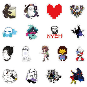 Ghost Undertale Game Stickers