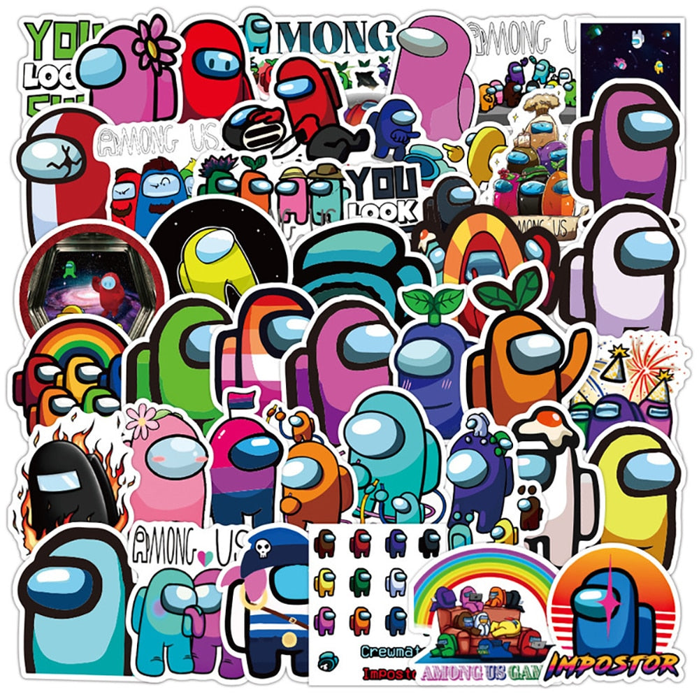 Among Us Funny Game Stickers
