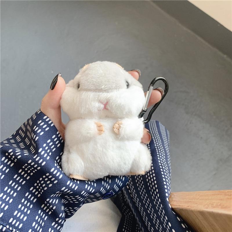 Hamster Fluffy Airpods Case