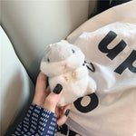 Hamster Fluffy Airpods Case