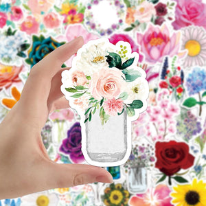 Pretty Flowers Stickers