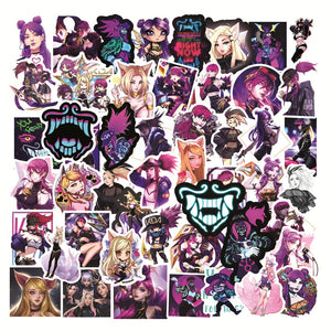 KDA LOL Game Stickers