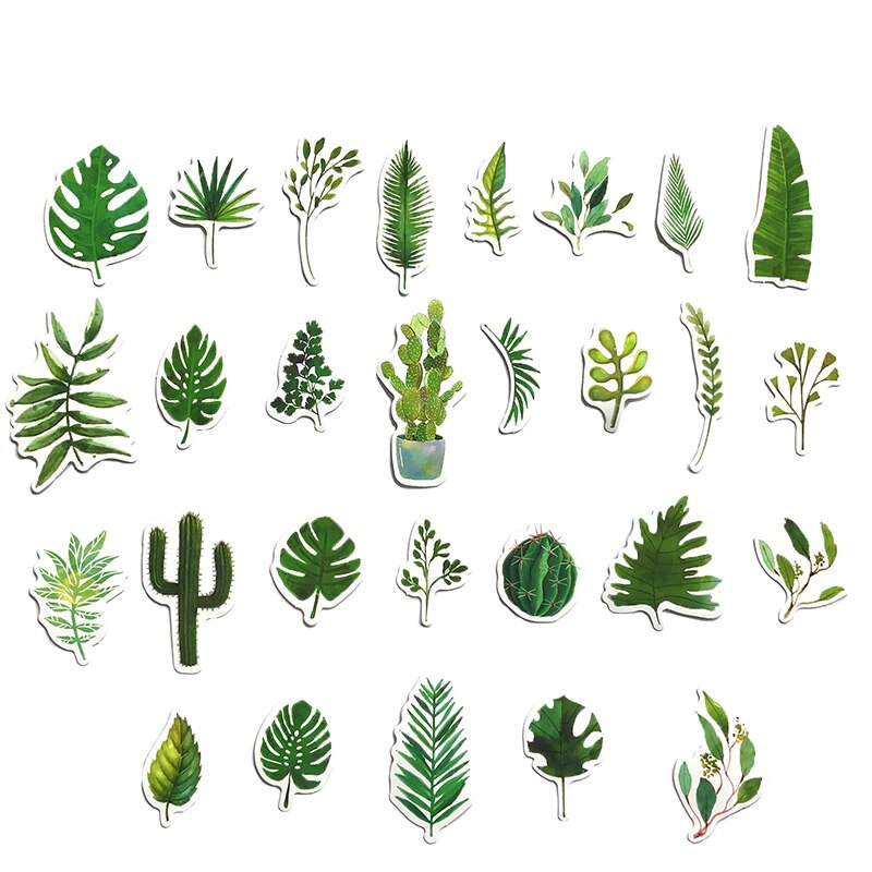 Plant Fern Leaf Stickers