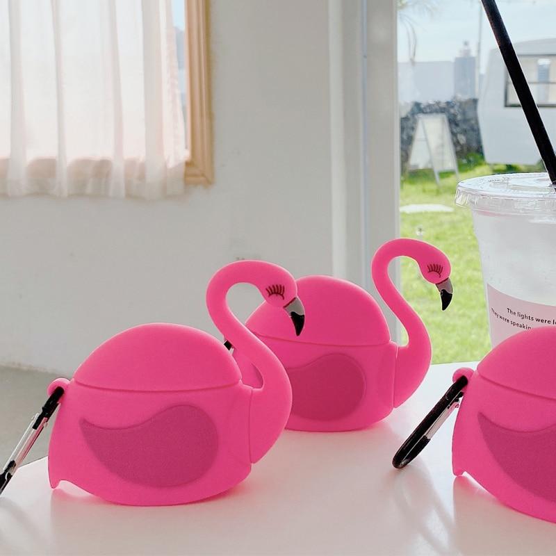 Flamingo 3D Airpods Case