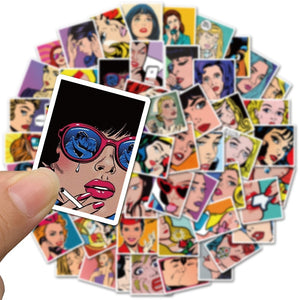 Pop Art Graffiti Stickers