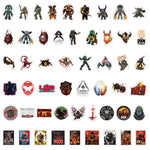 Doom Eternal Shooting Game Stickers