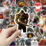 Doom Eternal Shooting Game Stickers