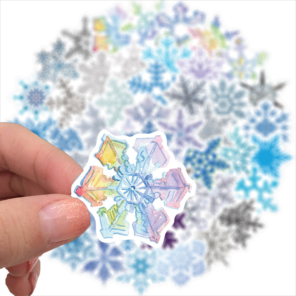 Christmas Snowflakes Stickers