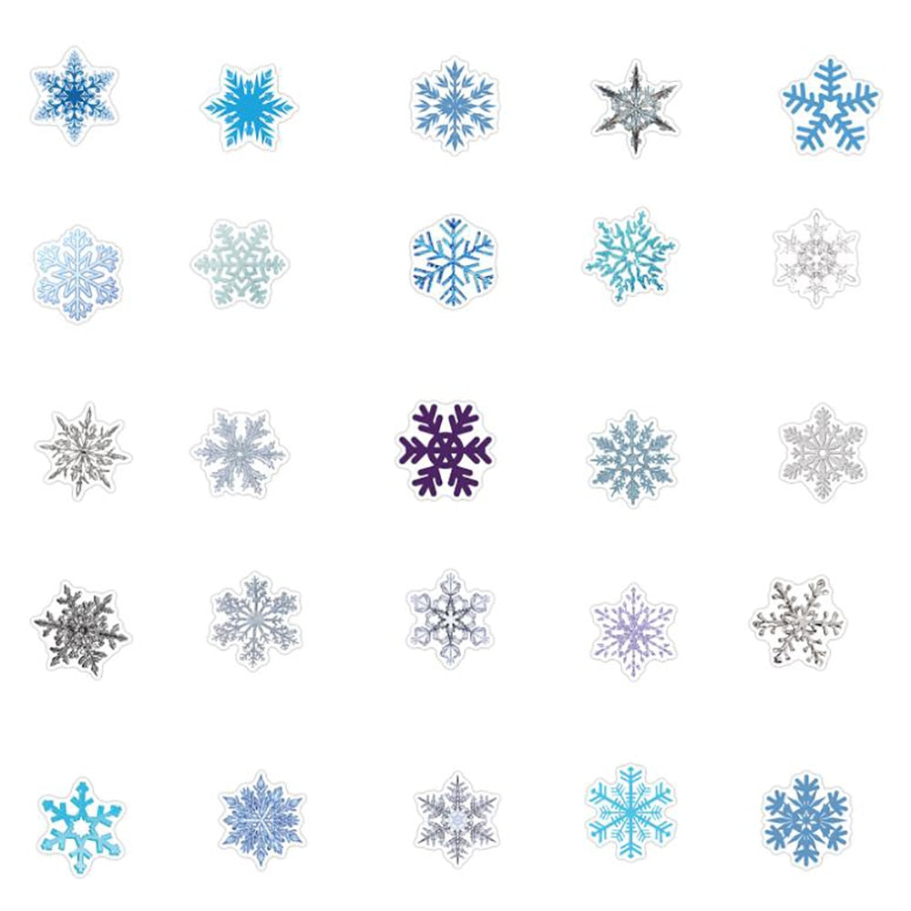 Christmas Snowflakes Stickers