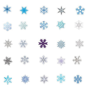 Christmas Snowflakes Stickers