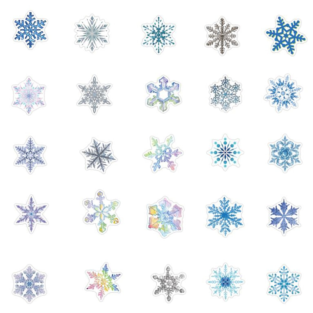 Christmas Snowflakes Stickers