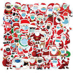 Santa Claus Wearing A Mask Stickers