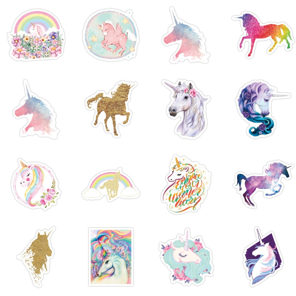 Unicorn Graffiti Stickers