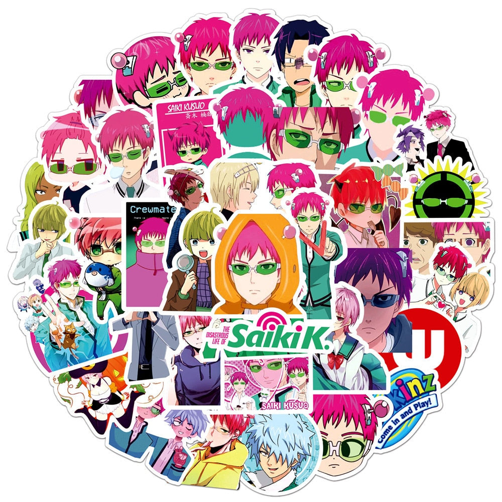 The Disastrous Life of Saiki K. Stickers