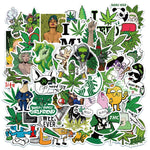 Hemp Leaf Stickers