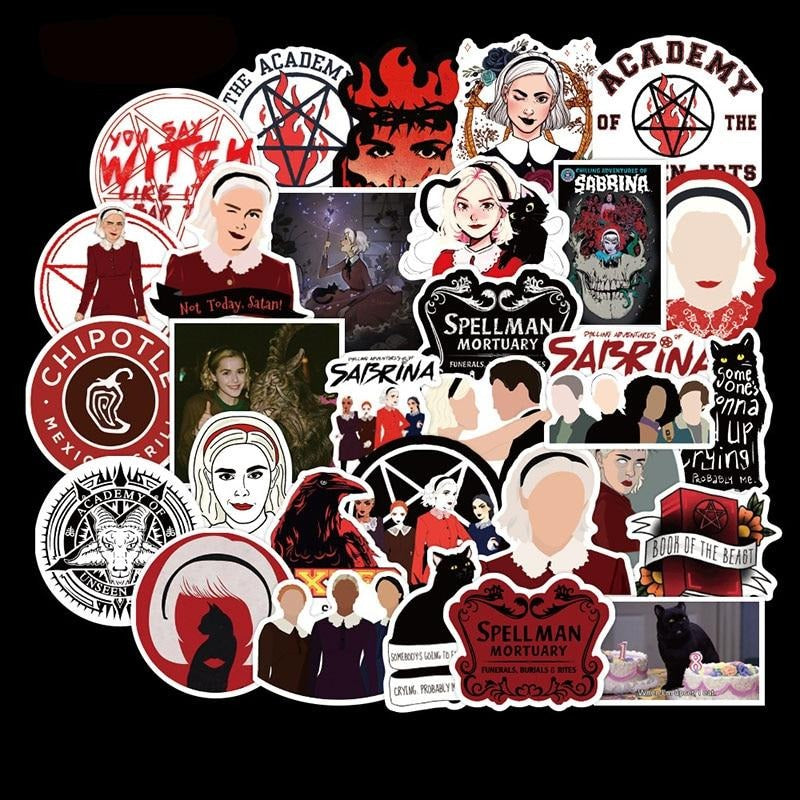 American Drama Witch Sabrina Stickers