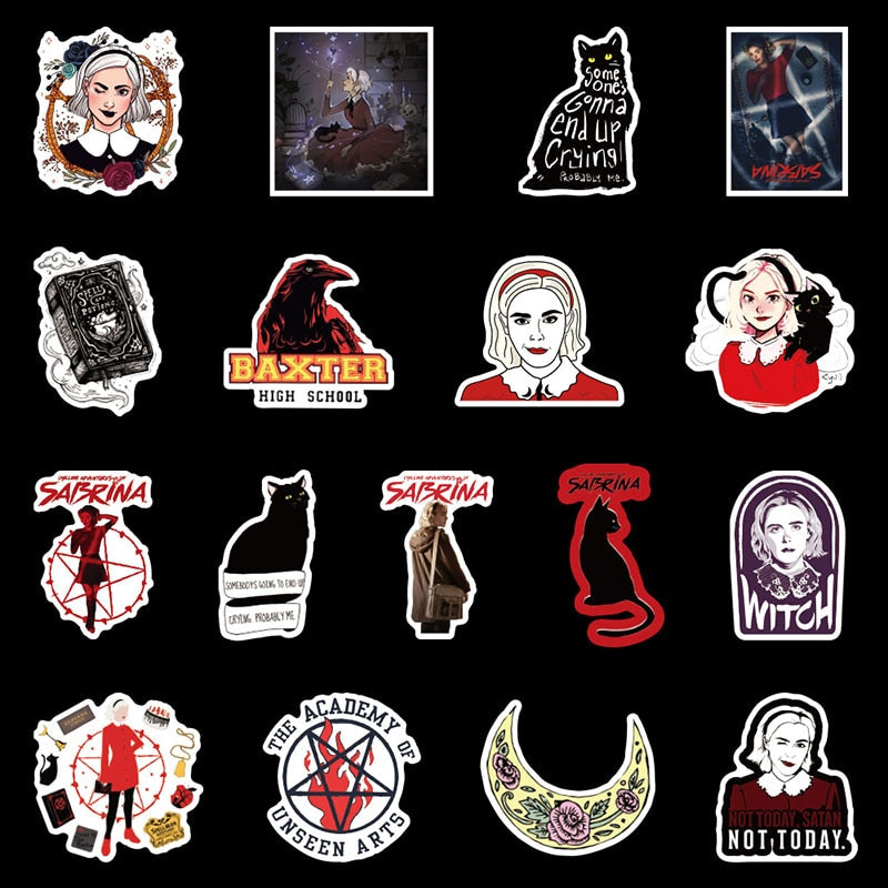 American Drama Witch Sabrina Stickers