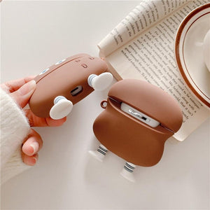 Peanut Brown  3D Airpods Case