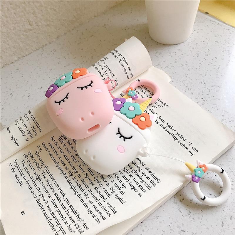 Flower Unicorn 3D Airpods Case