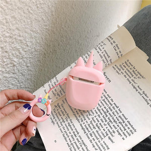 Flower Unicorn 3D Airpods Case