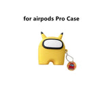 Pikachu Among Us 3D Airpods Case