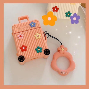 Flower Suitcase 3D Airpods Case