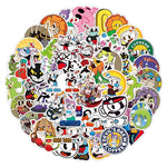 Cuphead Cartoon Stickers