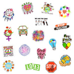 Love And Peace Graffiti Stickers