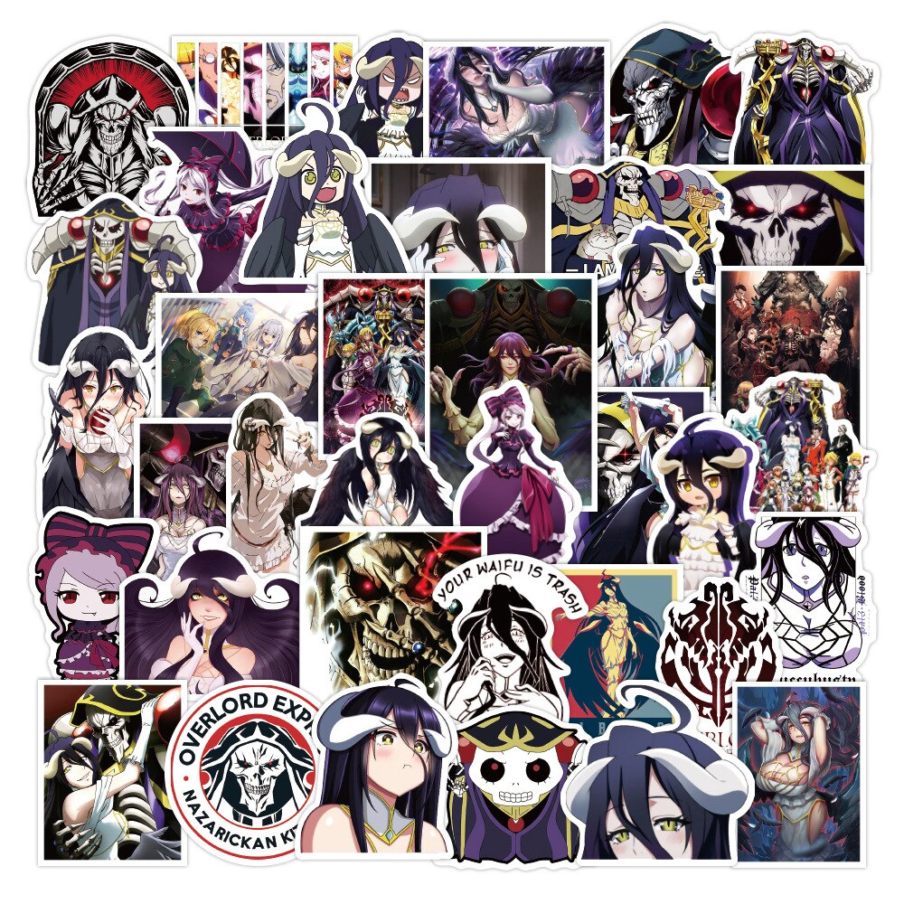 Overlord Retro Anime Stickers