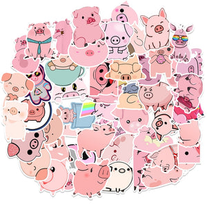 Pig Pink Stickers