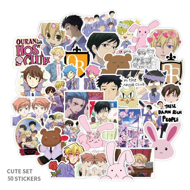 Ouran Host Club Anime Stickers