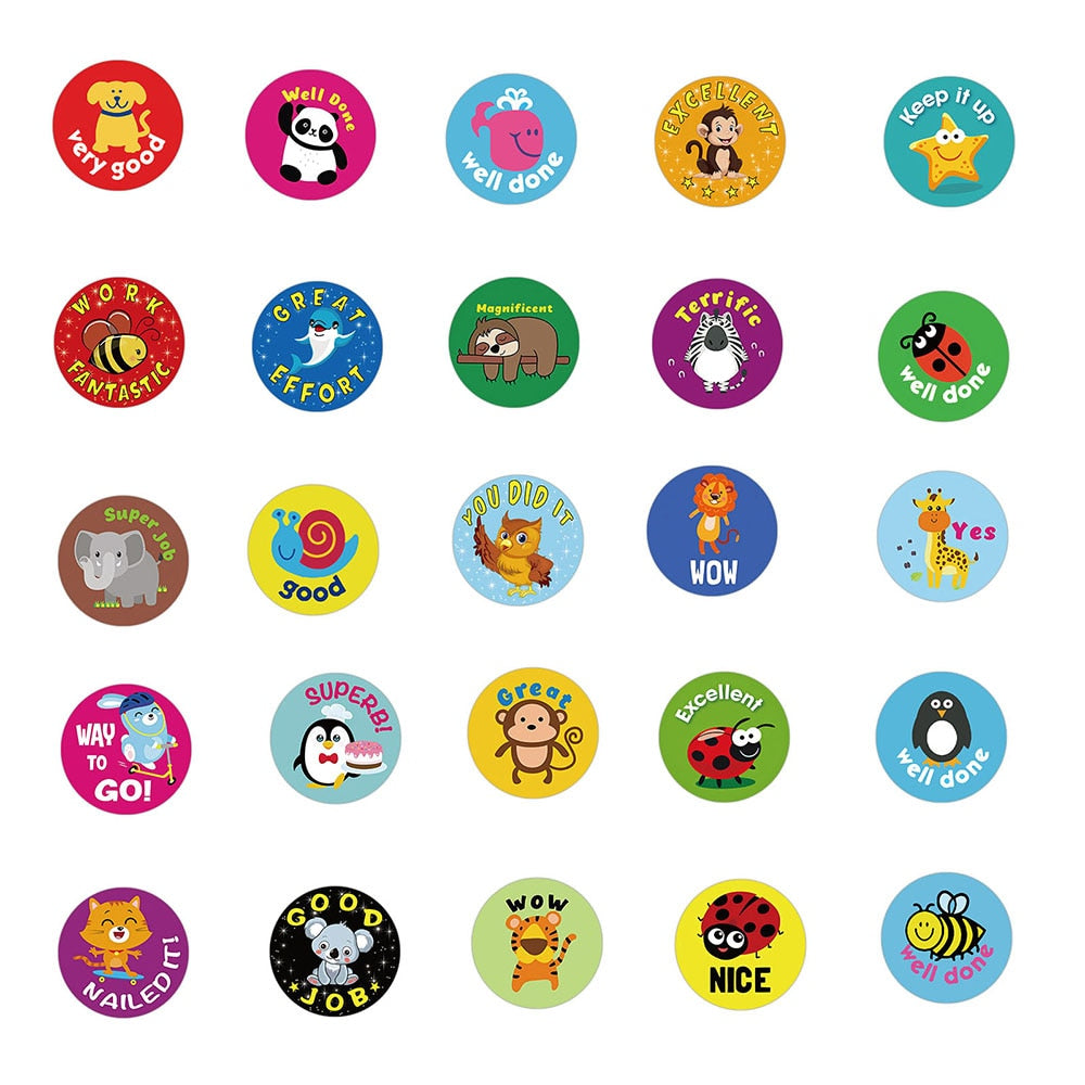 Kawaii Animal Rewards Stickers