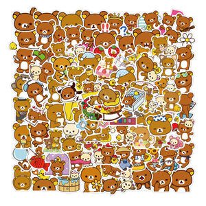 Rilakkuma Bear Kawaii Stickers