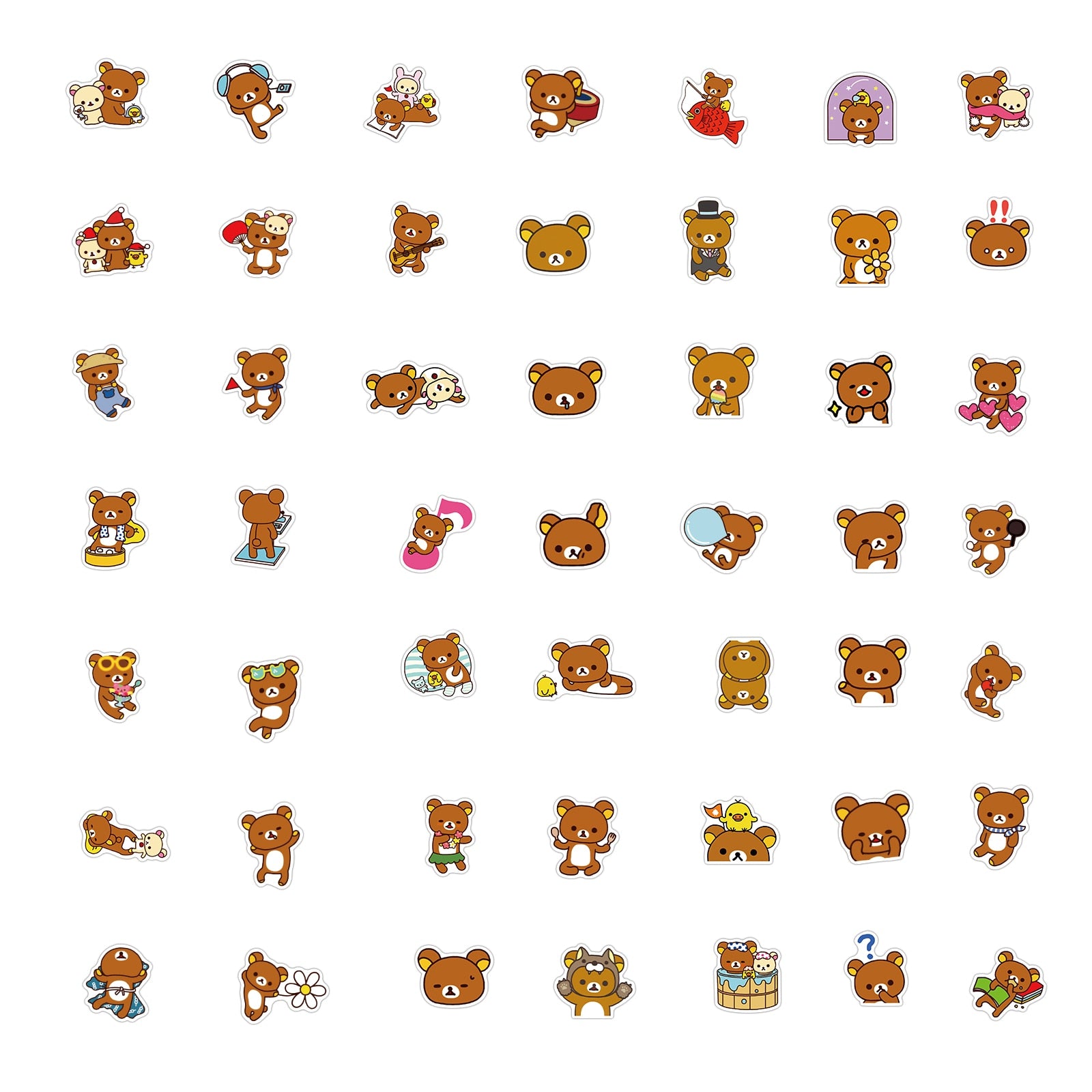 Rilakkuma Bear Kawaii Stickers