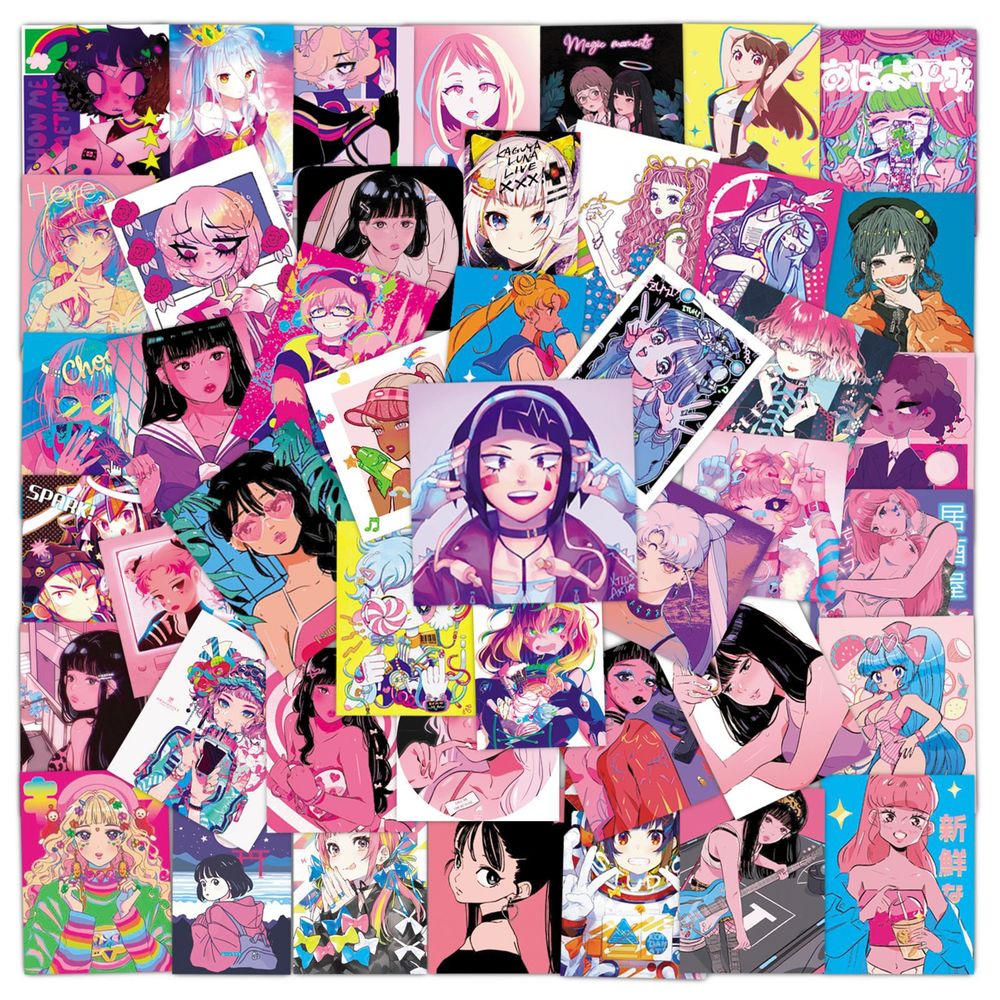 Sweetheart Beauty Anime Stickers