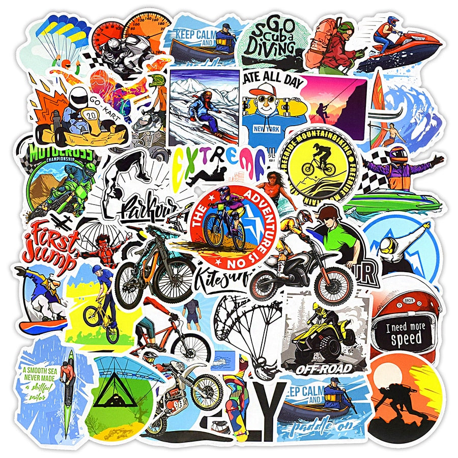 Parkour Extreme Sport Stickers