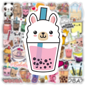 Milk Tea Animal Stickers